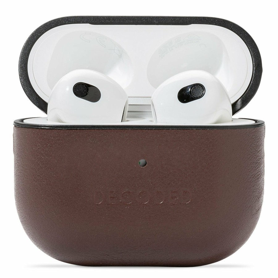 Airpods | Decoded Aircase Lite Aus Leder - Zimtbraun