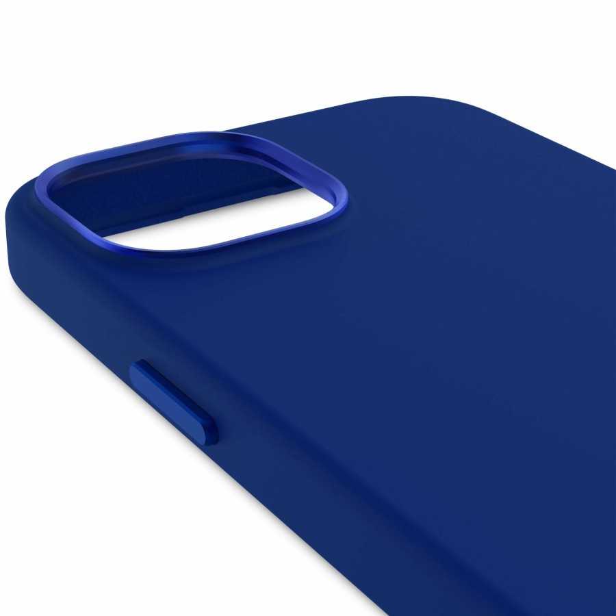 Iphone 15-Serie | Decoded Antimikrobielle Silikon-Ruckseite - Galactic Blue