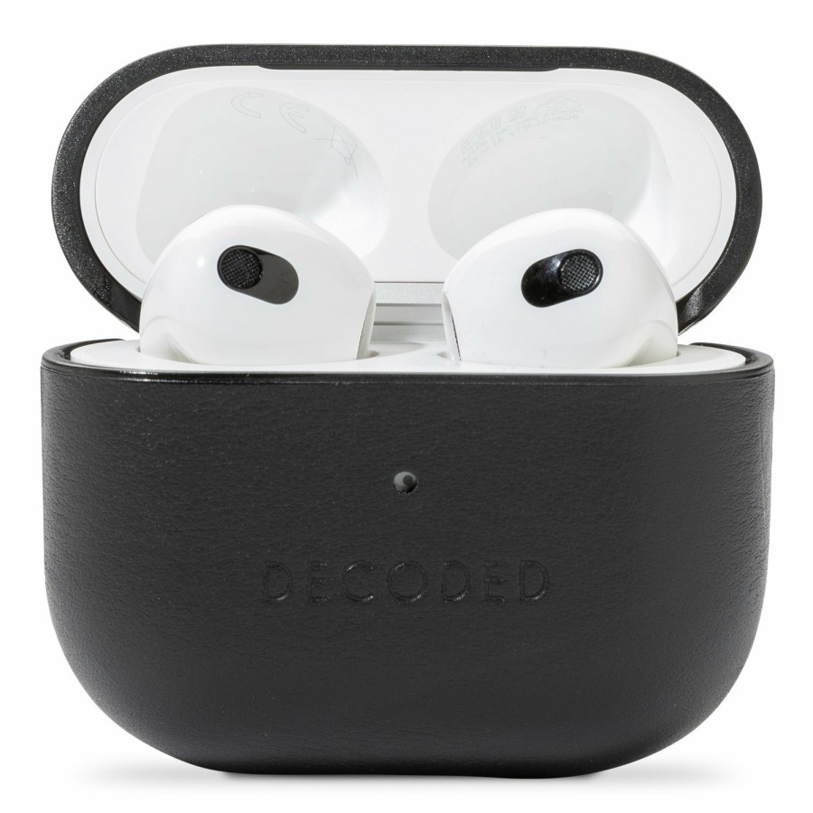 Airpods | Decoded Aircase Lite Aus Leder - Schwarz