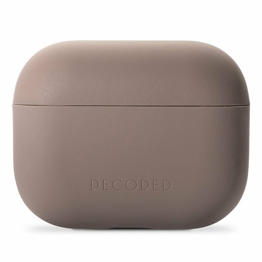 Airpods | Decoded Silikon Aircase Lite - Dunkles Taupe