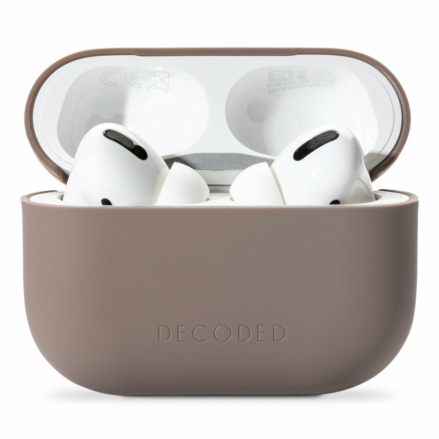 Airpods | Decoded Silikon Aircase Lite - Dunkles Taupe