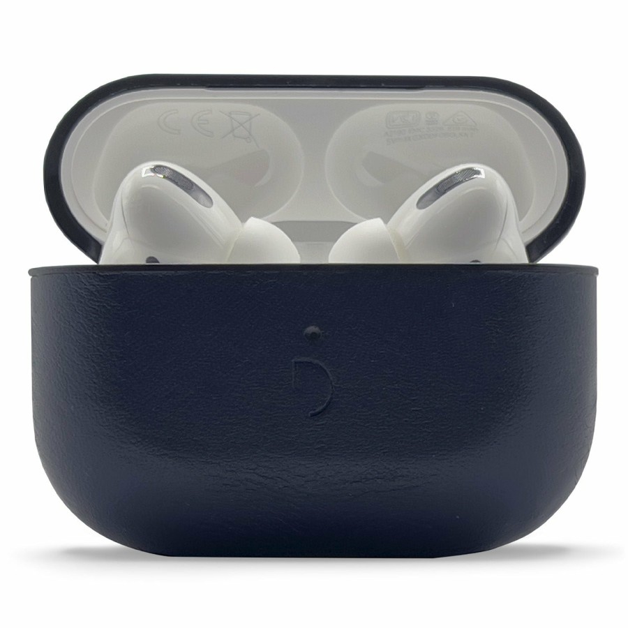 Airpods Cases | Decoded Aircase Aus Leder - Marine