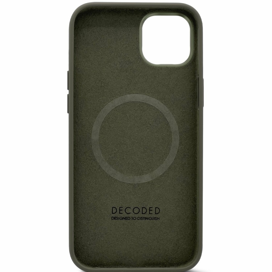 Iphone 14-Serie | Decoded Antimikrobielle Silikon-Ruckseite - Olive