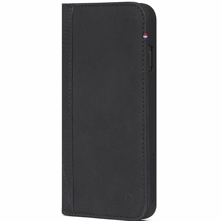 Iphone Se | Decoded Leather Wallet Case - Black