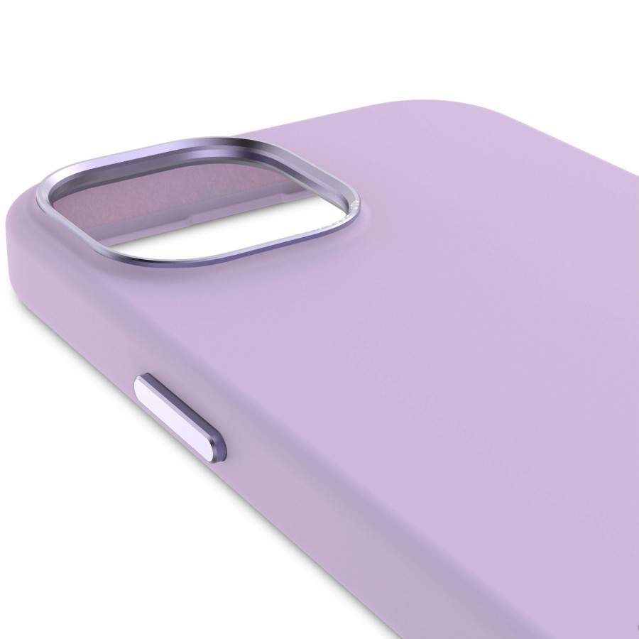 Iphone 15-Serie | Decoded Antimikrobielle Silikon-Ruckseite - Lavender