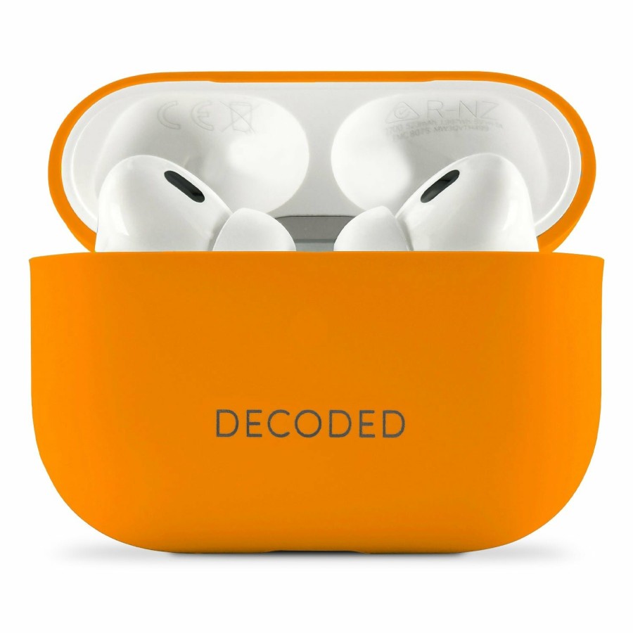 Airpods Cases | Decoded Silikon Aircase Pro 1 & 2 - Aprikose