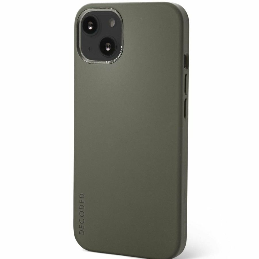 Iphone 13-Serie | Decoded Silikon-Ruckseite - Olive