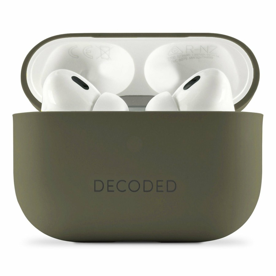 Airpods Cases | Decoded Silikon Aircase Pro 1 & 2 - Olive