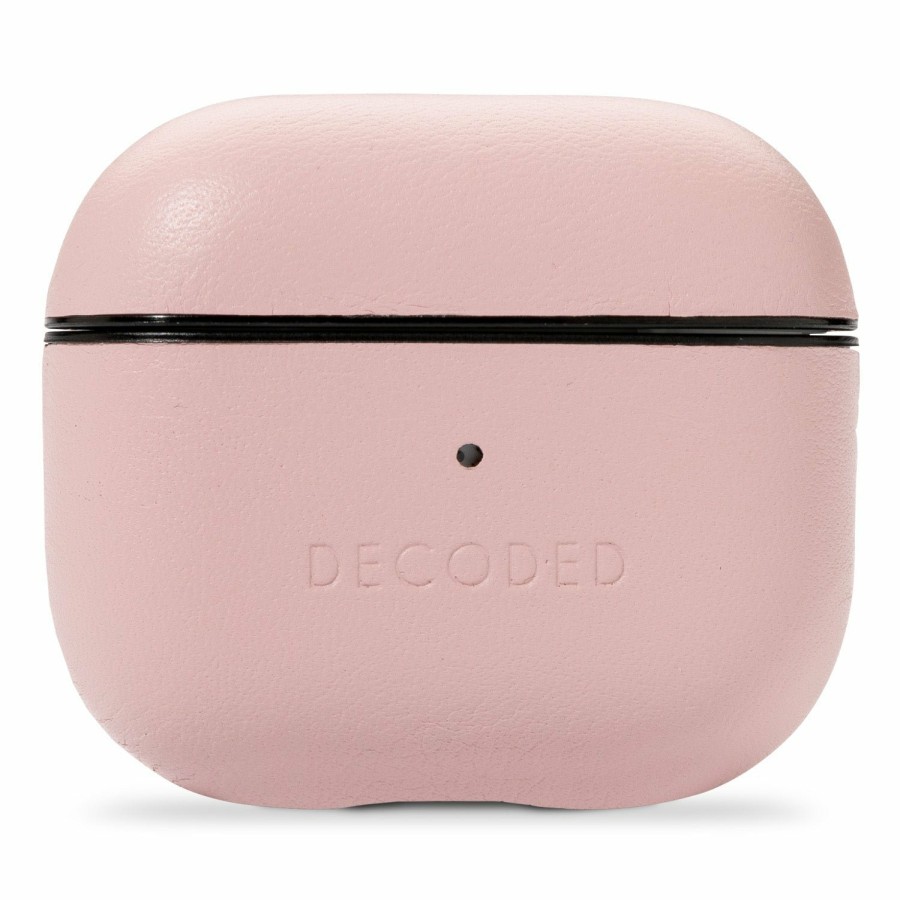 Airpods | Decoded Aircase Lite Aus Leder - Rosa